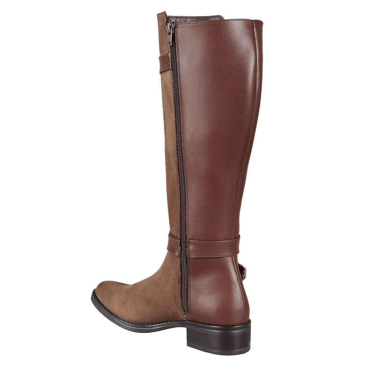 Bota Larga Para Mujer CASTALIA Madera Gamuza 002-34