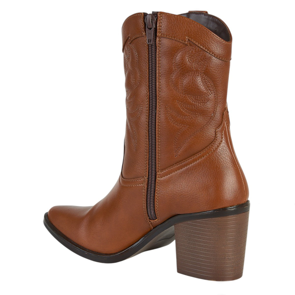 Bota Vaquera Para Mujer Castalia Con Detalle Bordado