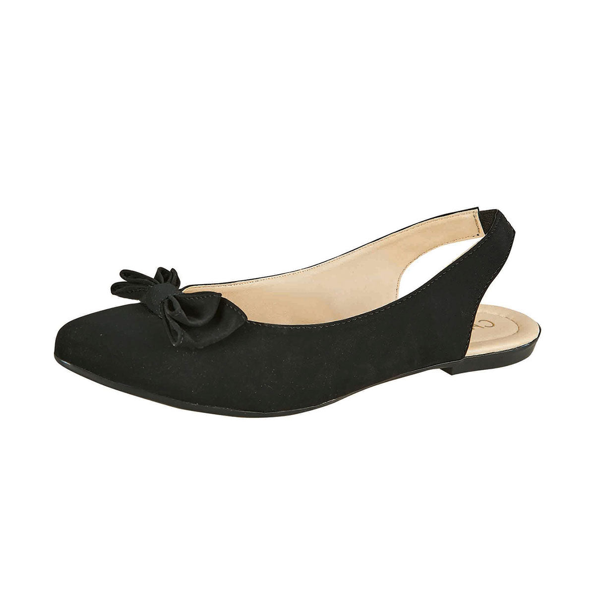 Balerina Para Mujer CASTALIA Negro 124-81 Elástico Ajustable