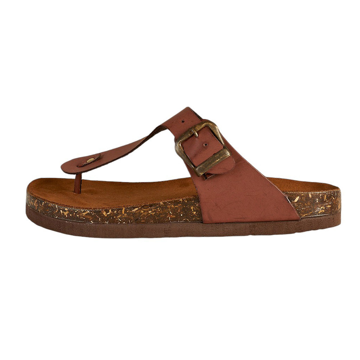 Huarache Para Mujer CASTALIA 139-39 Tan Hebilla Ajustable