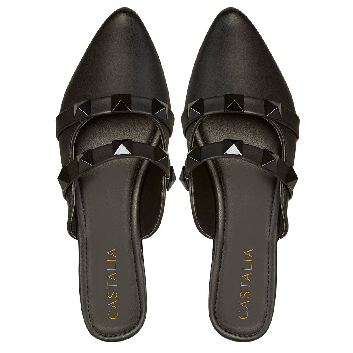 Balerina Para Mujer CASTALIA 185-001 Negro con Estoperoles