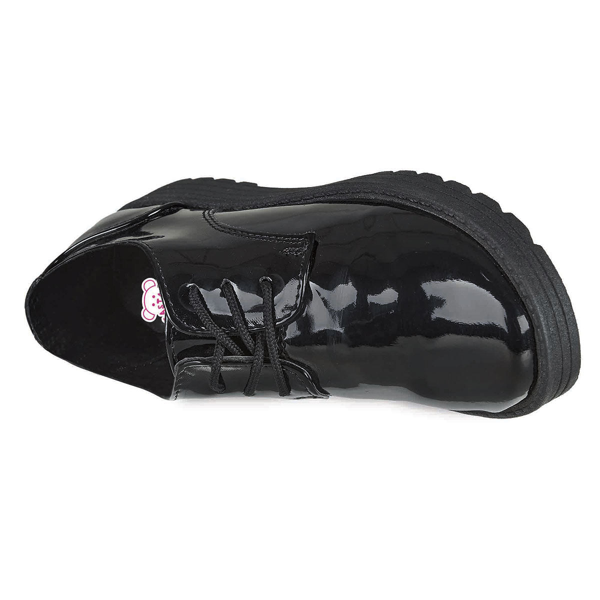 Zapato Escolar Para Niña CASTALIA Negro Charol 228-21