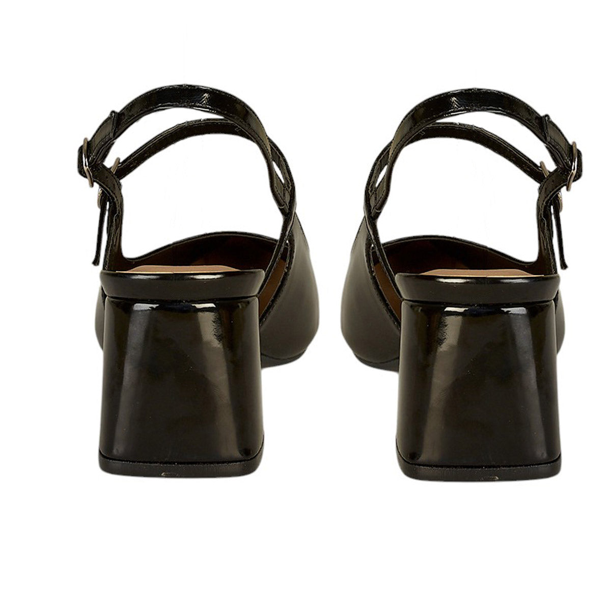 Tacón De Charol Mujer CASTALIA 288-07 Negro Doble Ajuste