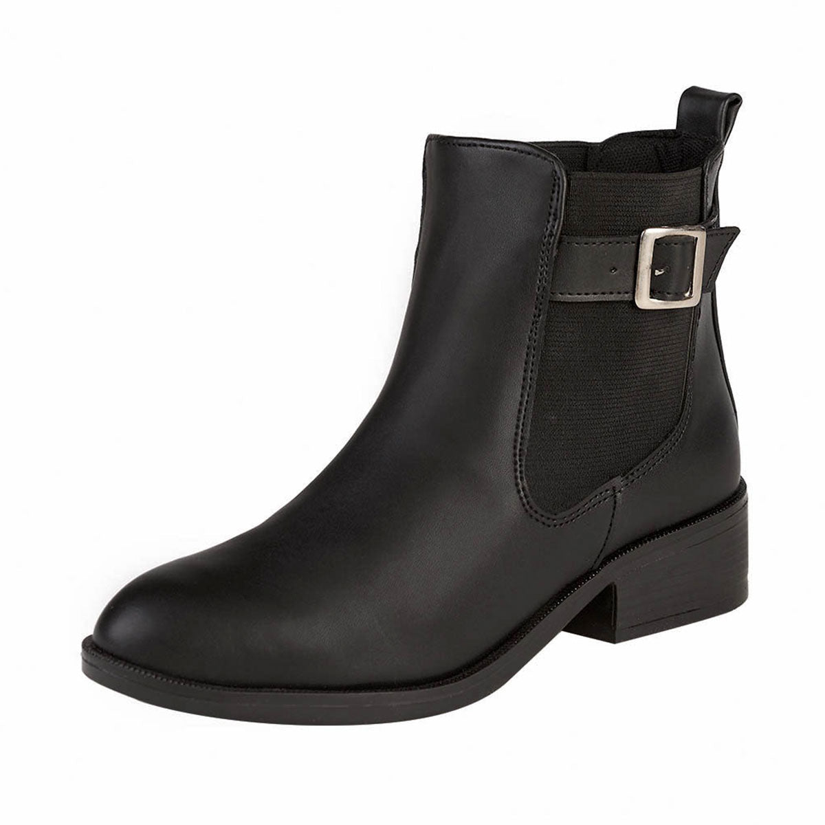 Botin Para Mujer CASTALIA 329-79 Negro Elástico Ajustable