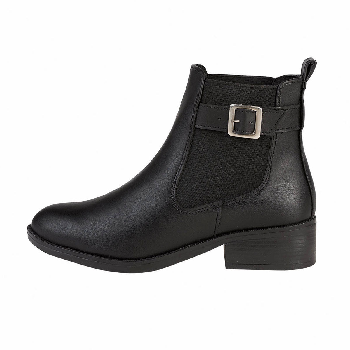 Botin Para Mujer CASTALIA 329-79 Negro Elástico Ajustable