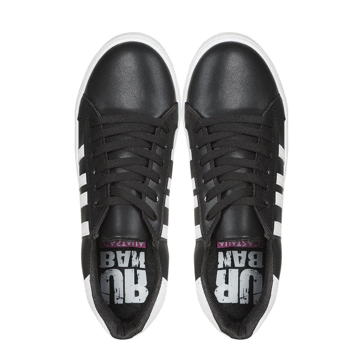 Tenis Urban Para Mujer CASTALIA 382-32 Negro con Blanco