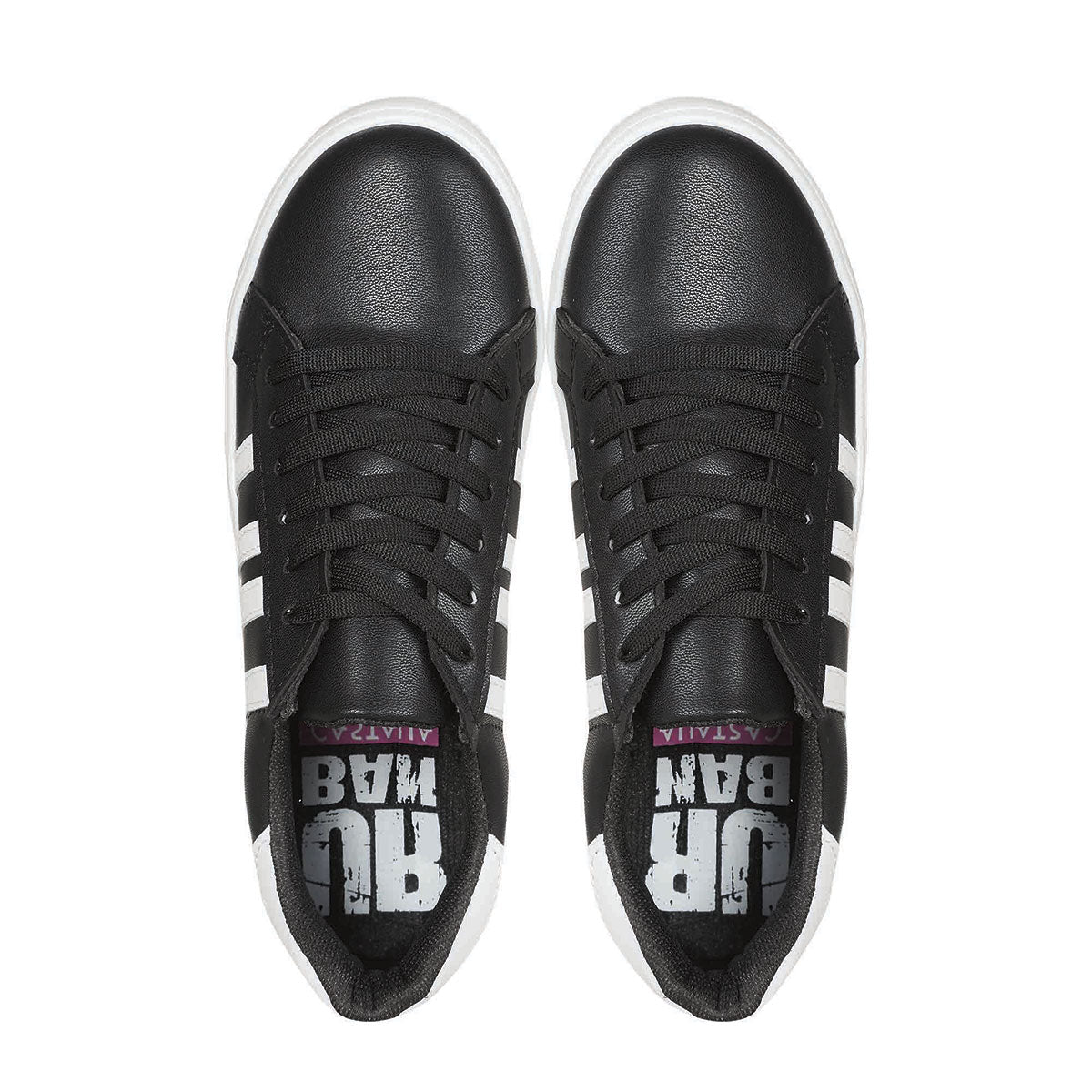 Tenis Urban Para Mujer CASTALIA 382-32 Negro con Blanco