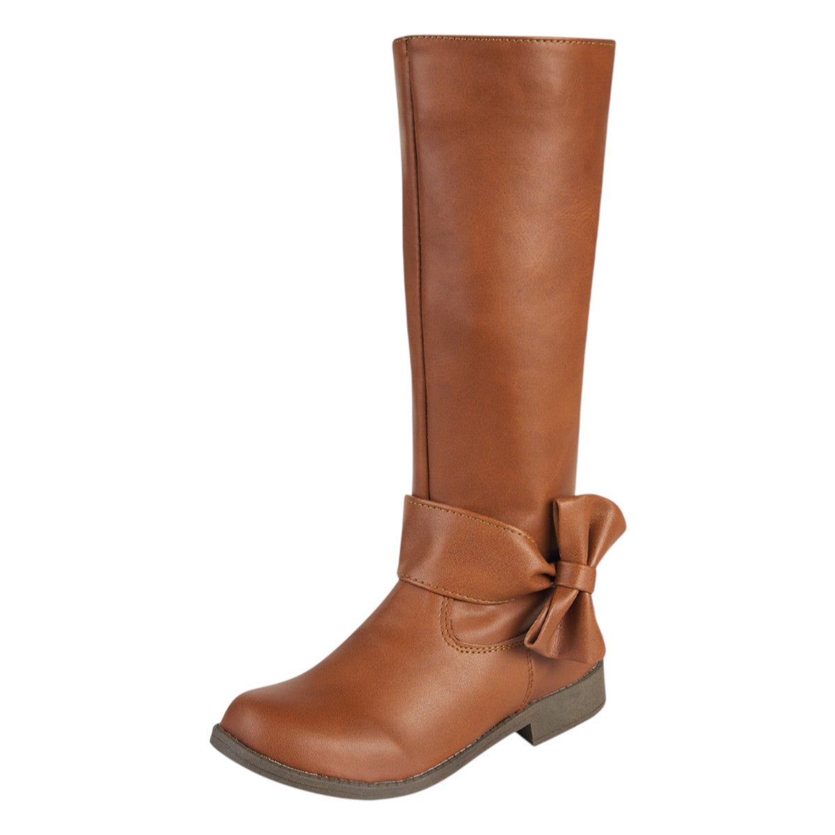 Bota Para Niña Castalia Con Detalle De Moño Cierre Lateral