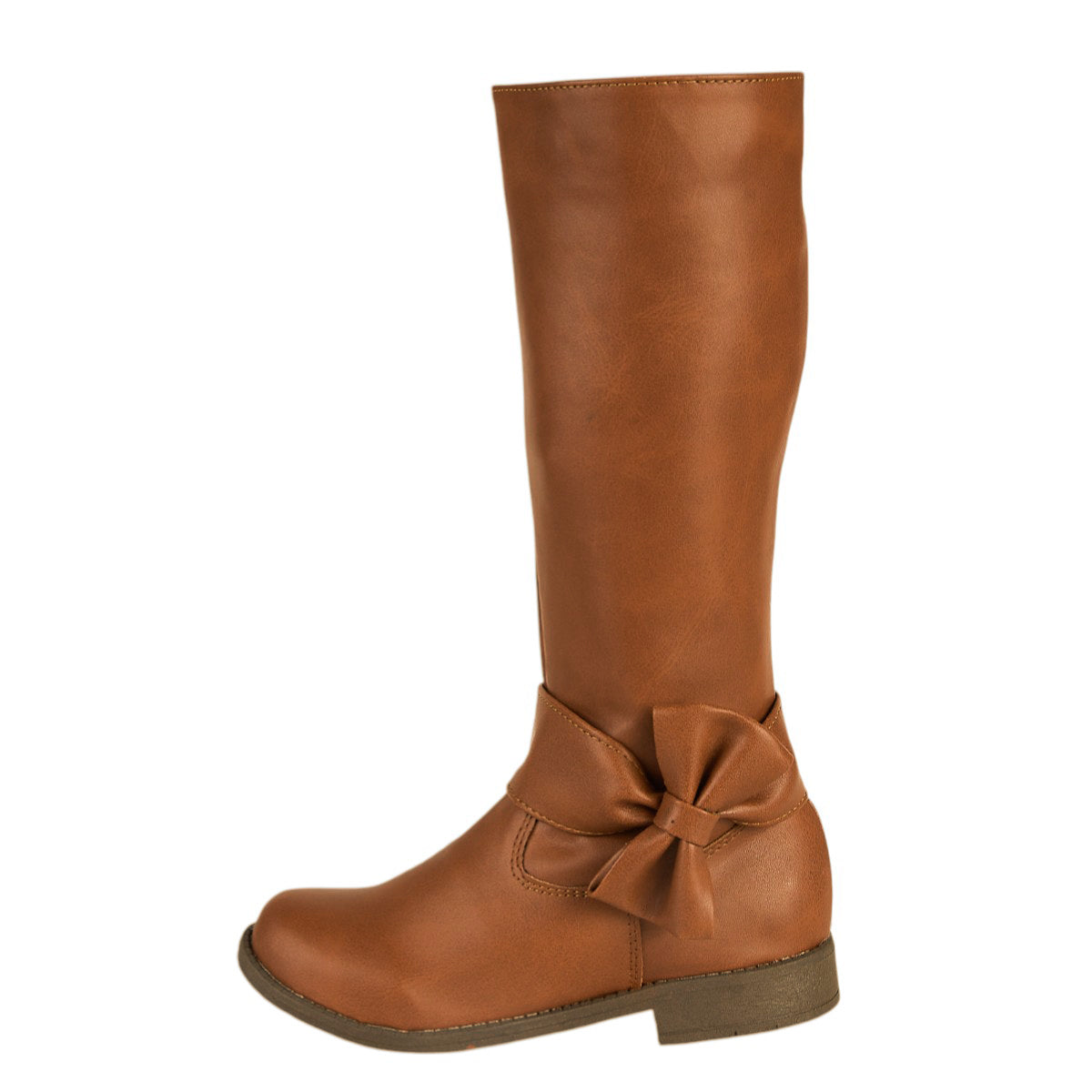 Bota Para Niña Castalia Con Detalle De Moño Cierre Lateral