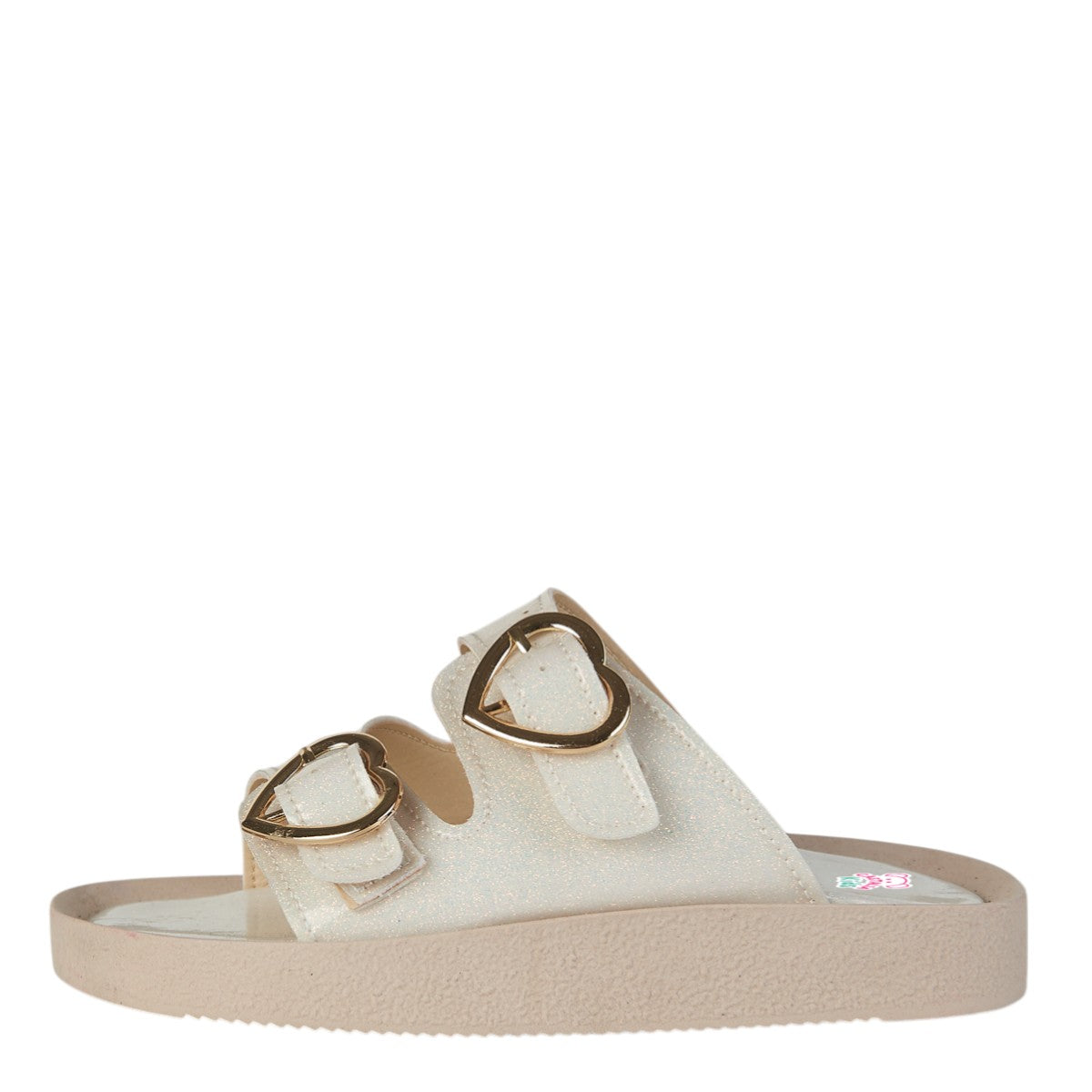 Huarache Para Niña Catalia 415-16 Charol Blanco Doble Ajuste