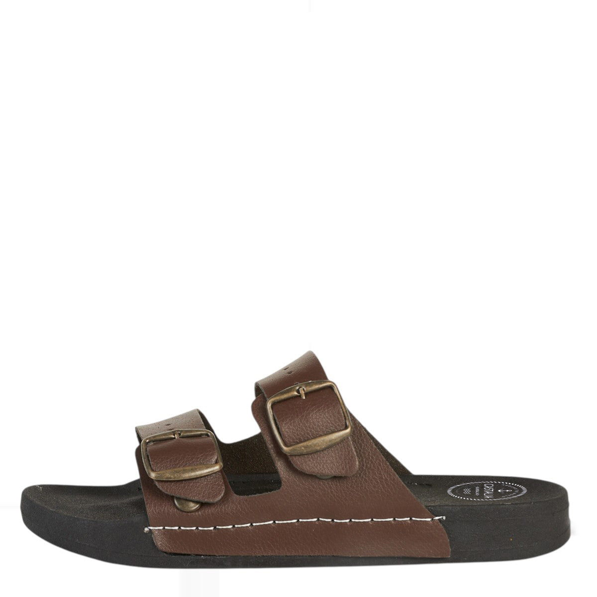 Sandalia Para Hombre Castalia 507-153 Moka Doble Ajuste