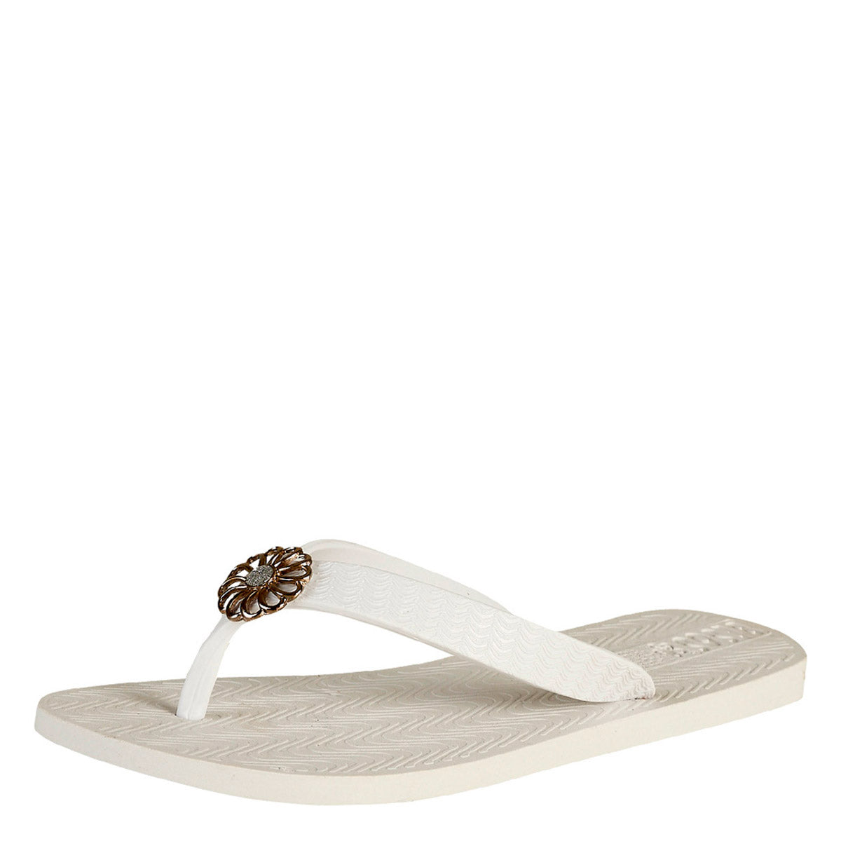 Sandalia Para Mujer CASTALIA 507-142 Detalle de Flor