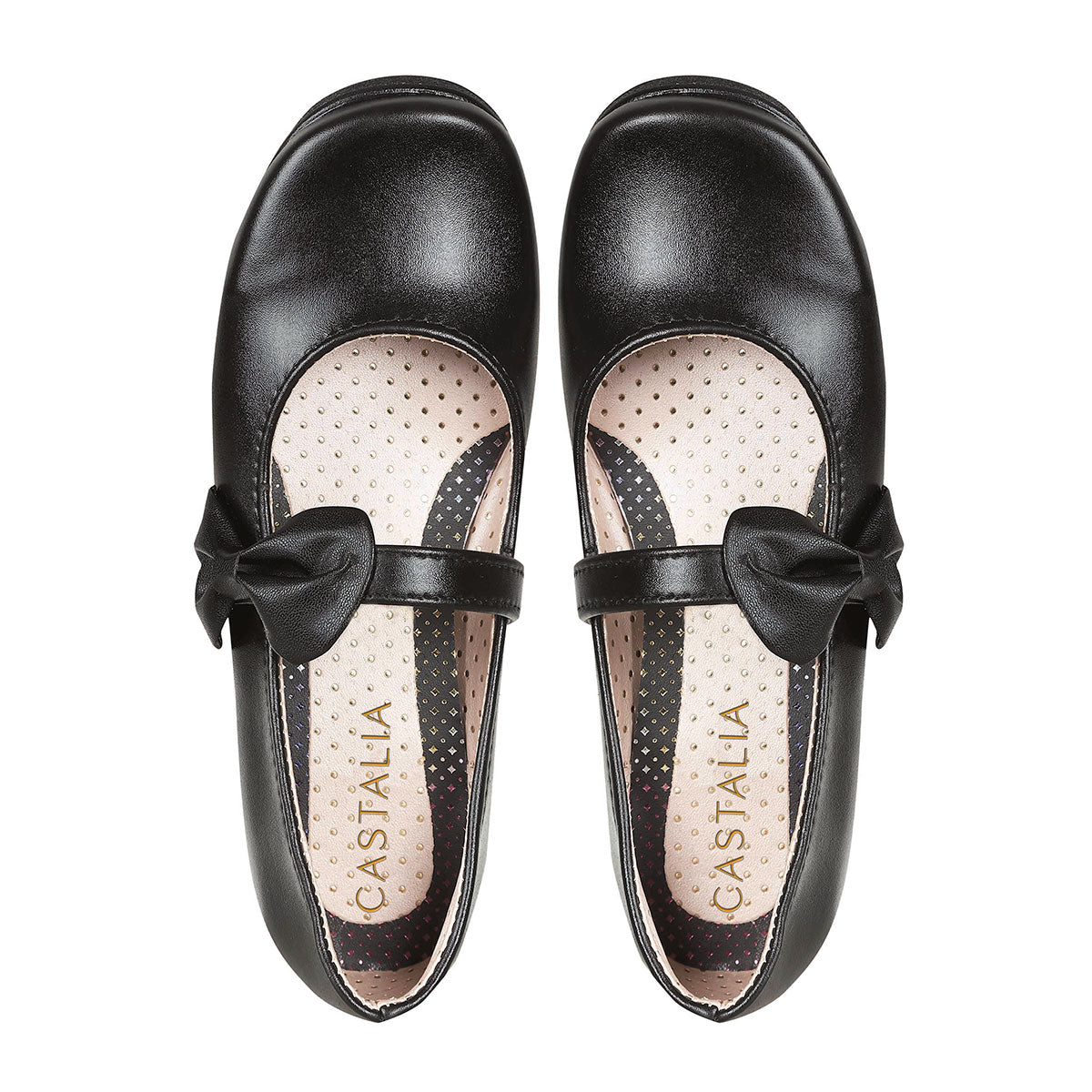 Zapato Escolar Para Mujer CASTALIA 508-100 con Moño
