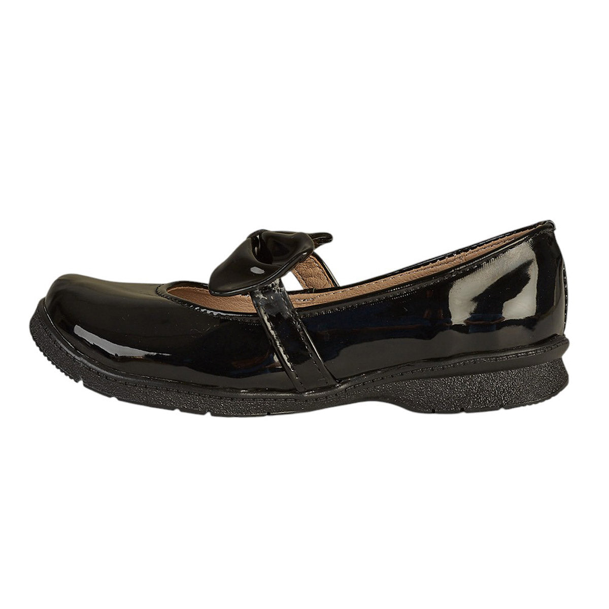 Zapato Escolar De Charol Para Niña CASTALIA 508-107 Negro