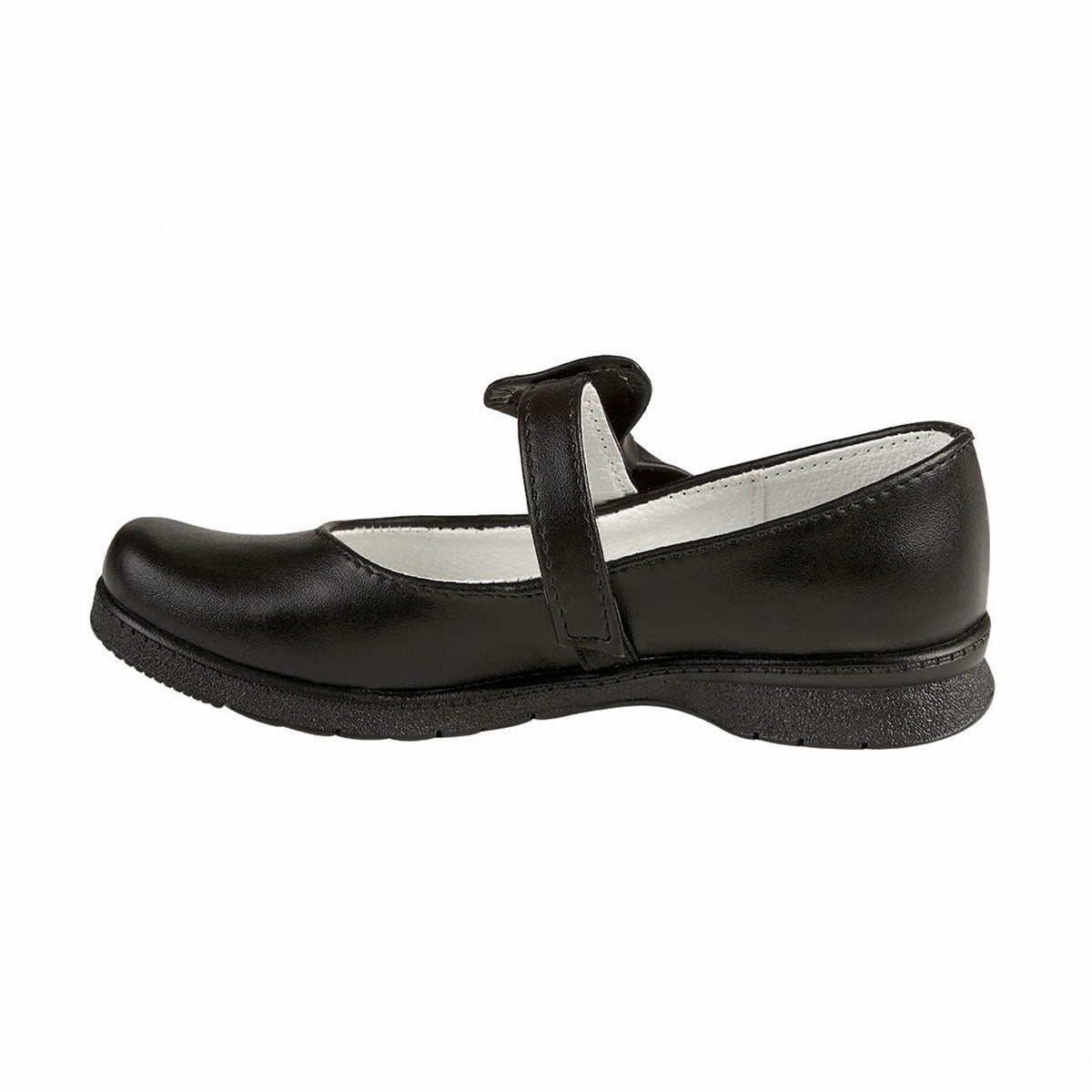 Zapato Escolar Para Niña CASTALIA 508-98 Negro con Moño