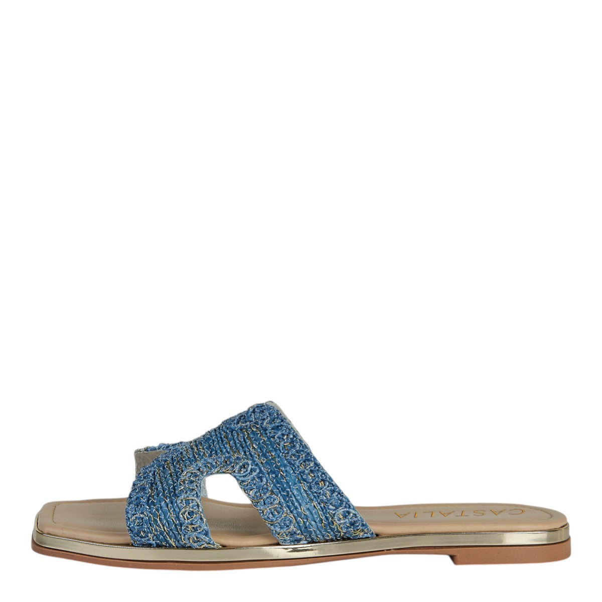 Sandalia De Mujer Castalia 561-111 Azul