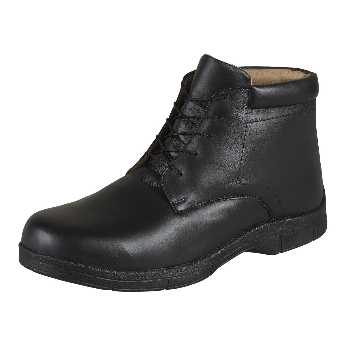 Bota Confort Para Hombre CASTALIA Negro 100 % Piel 561-81