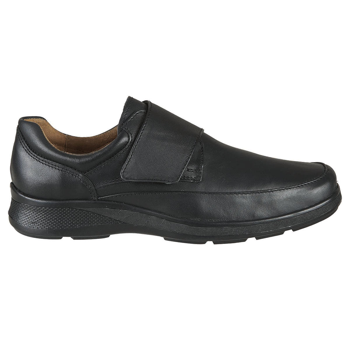 Zapato Confort Para Hombre CASTALIA Negro 100 % Piel 574-28