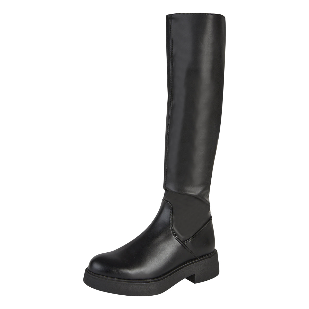 Bota Larga Para Mujer Castalia 584-101 Negro