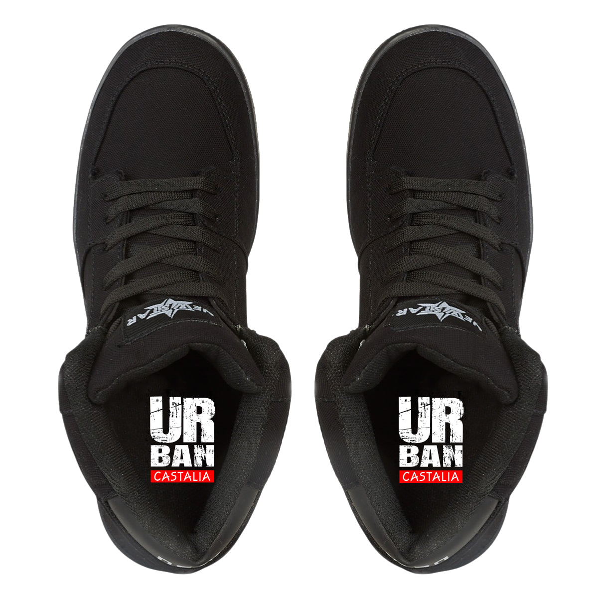 Tenis Urban Tipo Bota Para Hombre Castalia 600-95 Negro