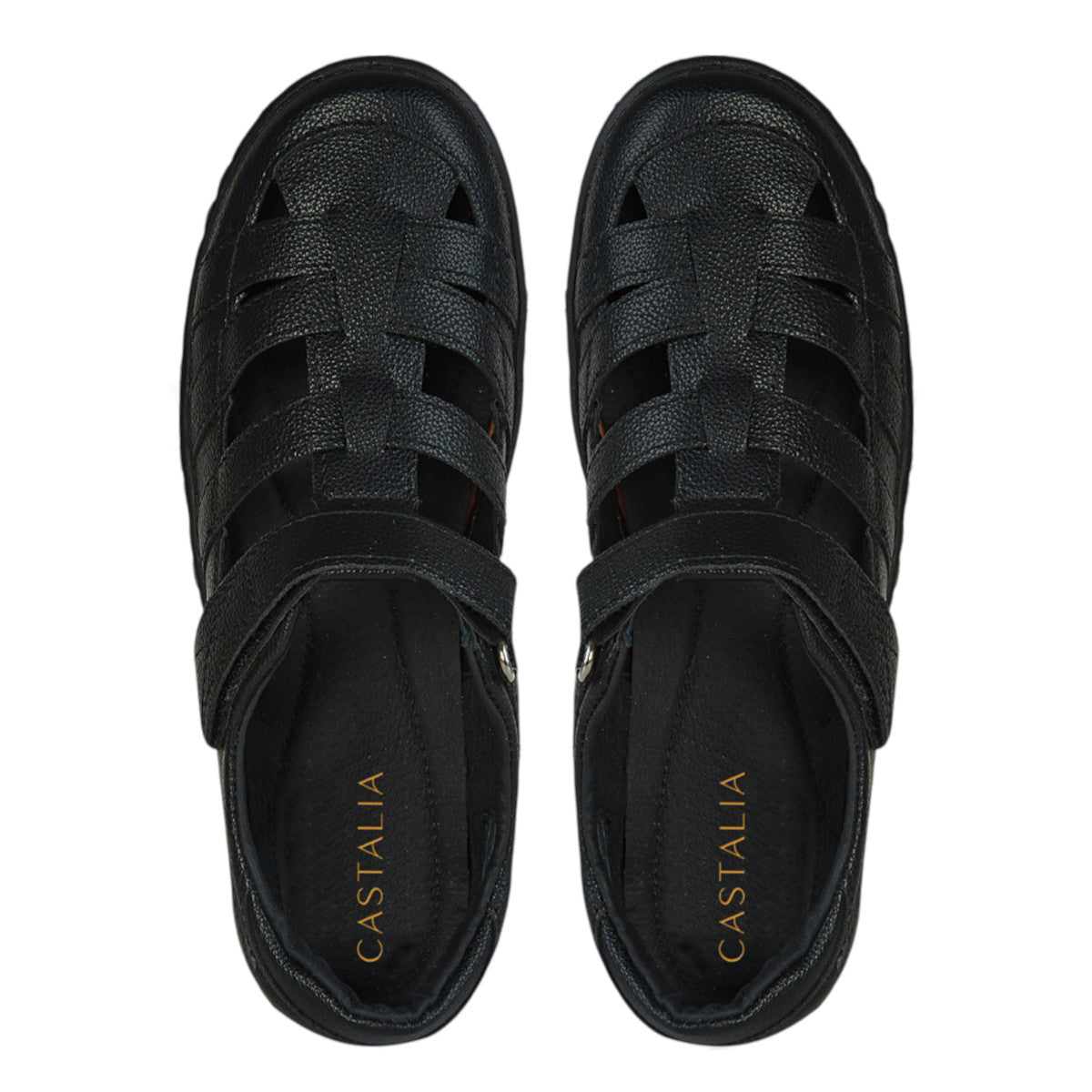 Zapato Confort Clásico Mujer Castalia 614-88 Negro