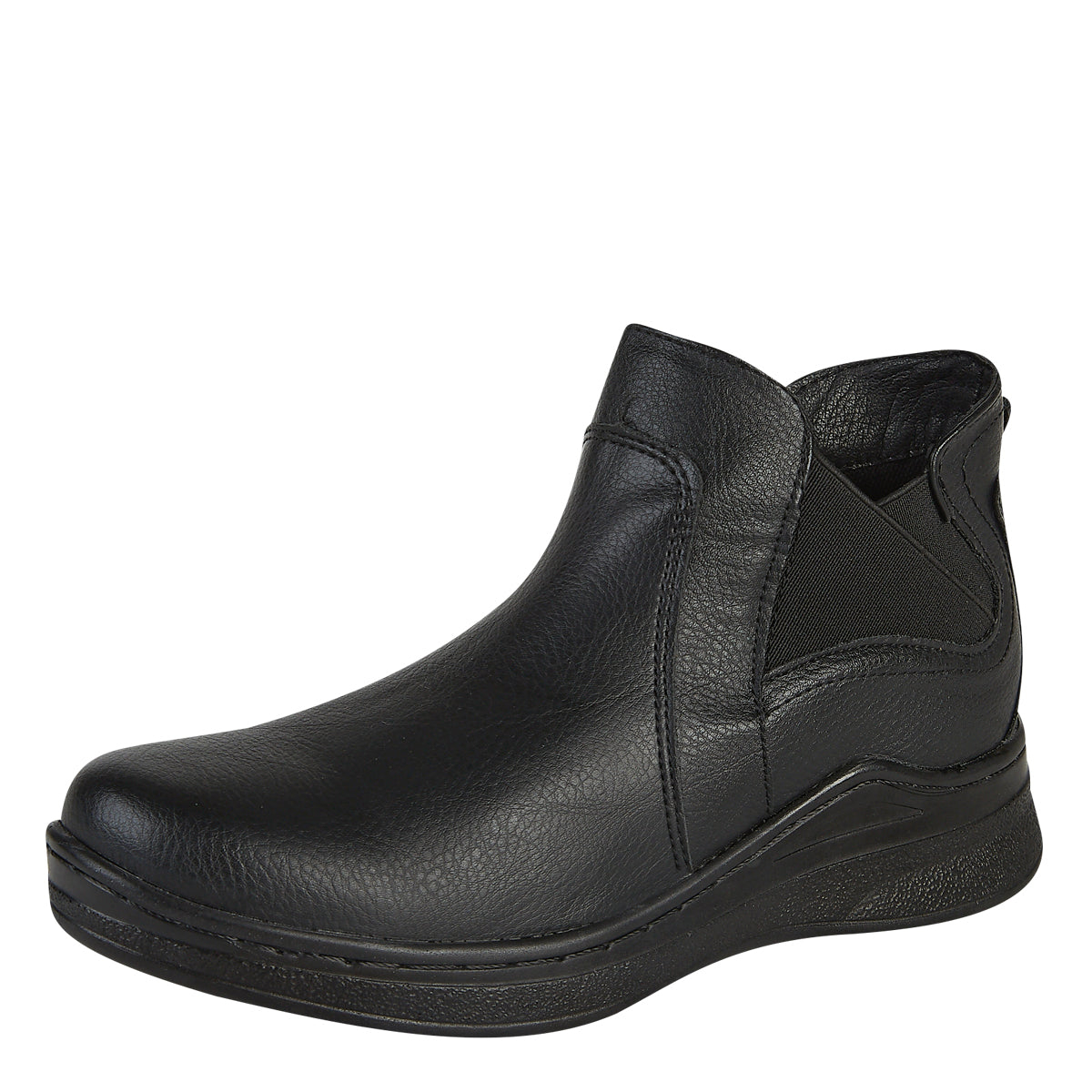 Botín Para Mujer Castalia 614-95 Negro Elástico Ajustable