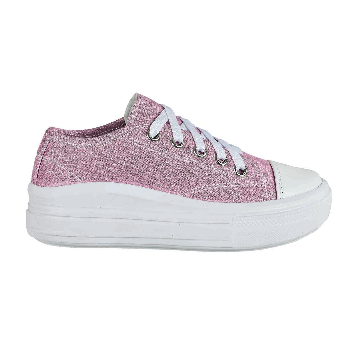 Tenis Urbano Para Niña CASTALIA Rosa 622-10 Suela Ancha