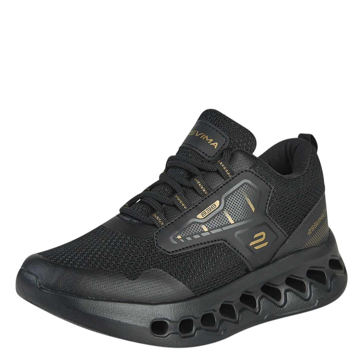 Tenis Deportivo Para Mujer Castalia 651-35 Negro Suela Doble Soporte