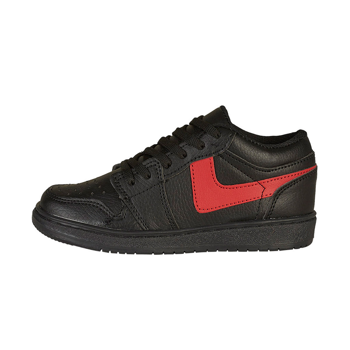 Tenis Urbano Para Niño CASALIA 659-117 Negro con Rojo