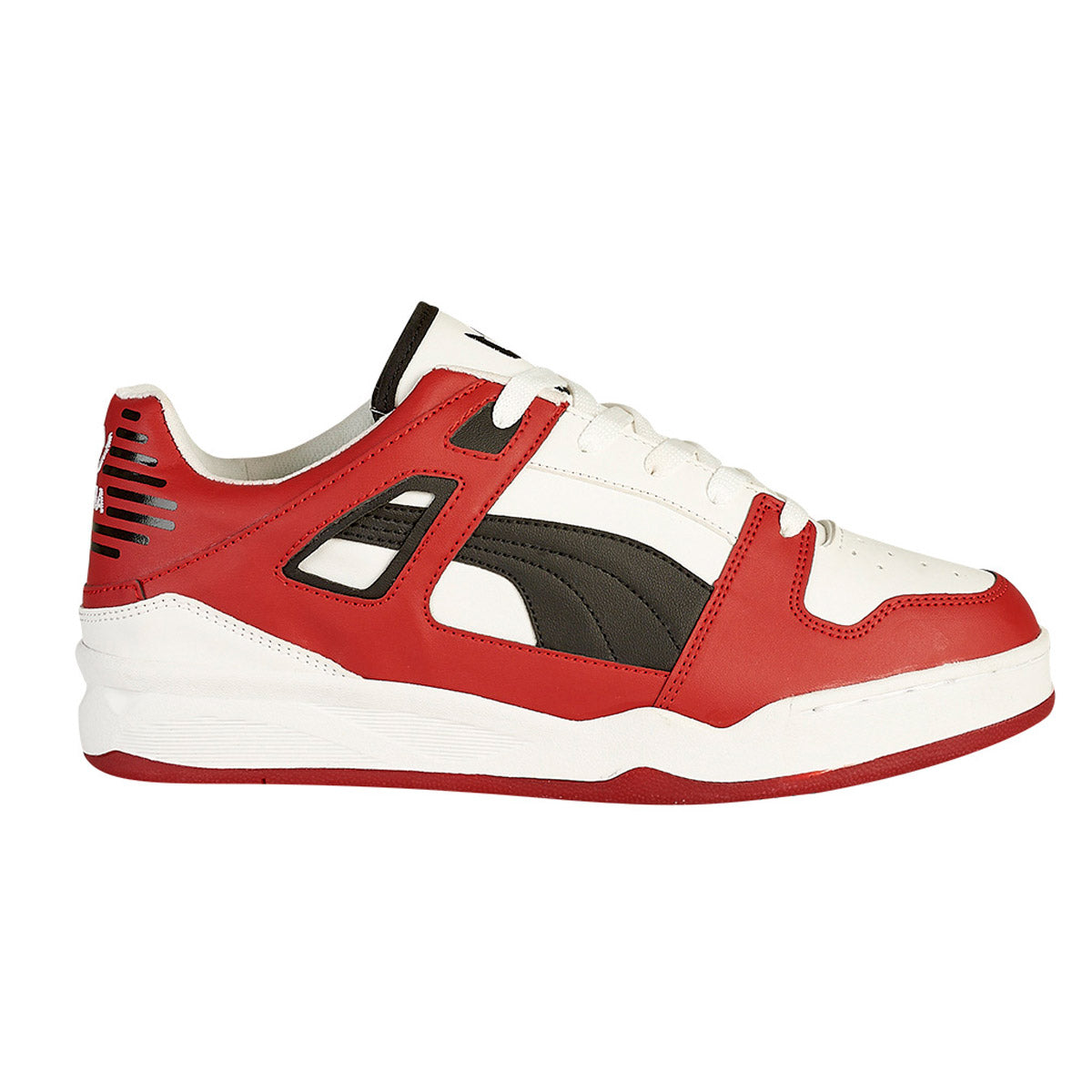 Tenis Urbano Para Hombre CASTALIA 695-07 Blanco con Rojo