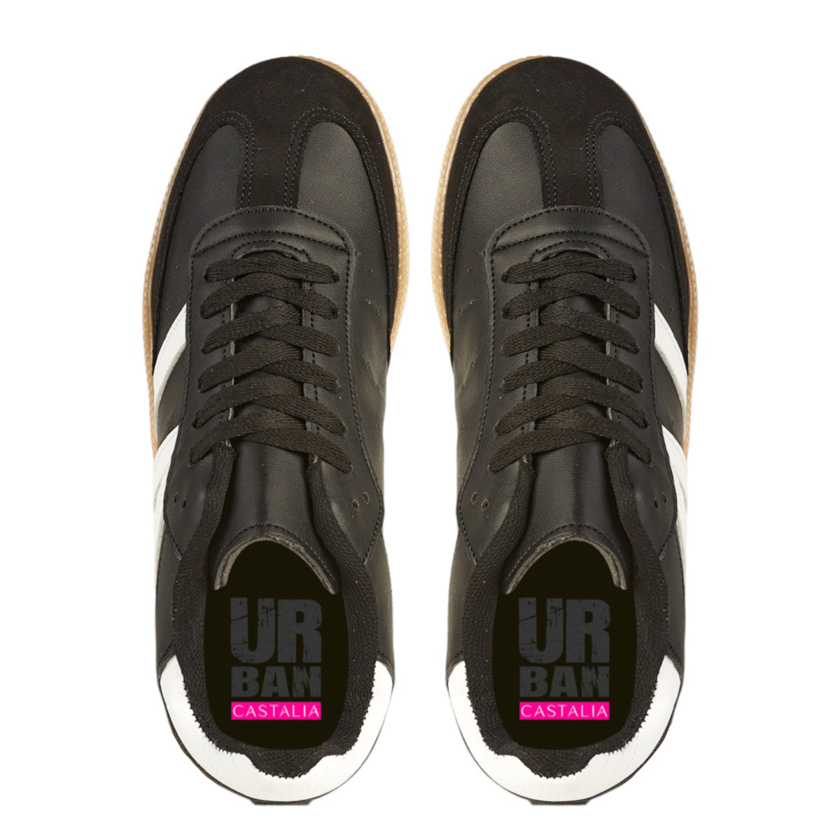 Tenis Urbano Para Mujer Castalia Con Detalles En Gamuza