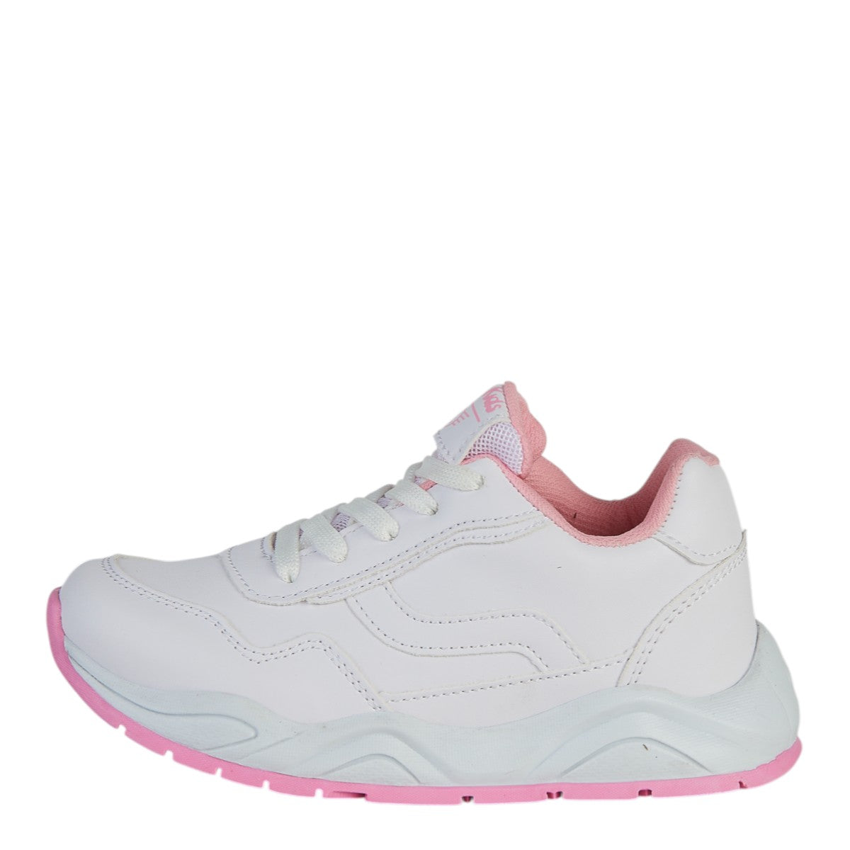 Tenis Deportivo Para Niña Castalia 788-004 Blanco Con Rosa