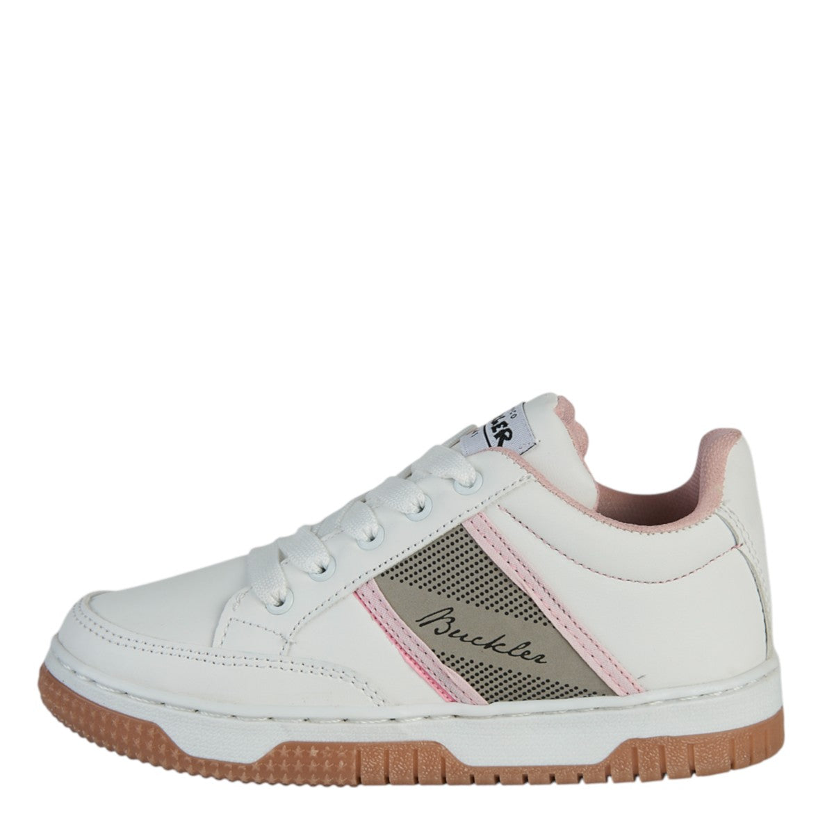 Tenis Urbano Para Niña Castalia 789-004 Blanco Con Rosa