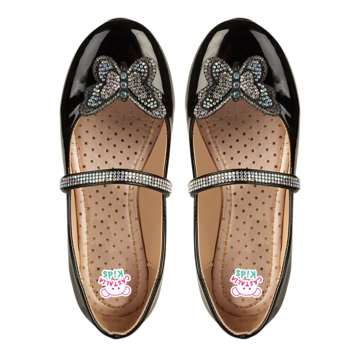 Balerina Para Niña Castalia Con Mariposa Y Pedrería