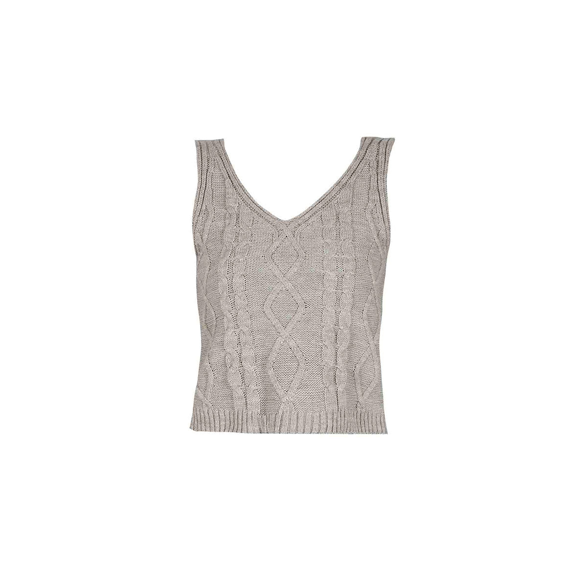 Sueter Para Mujer TREVO GRIS 915-08 con blusa