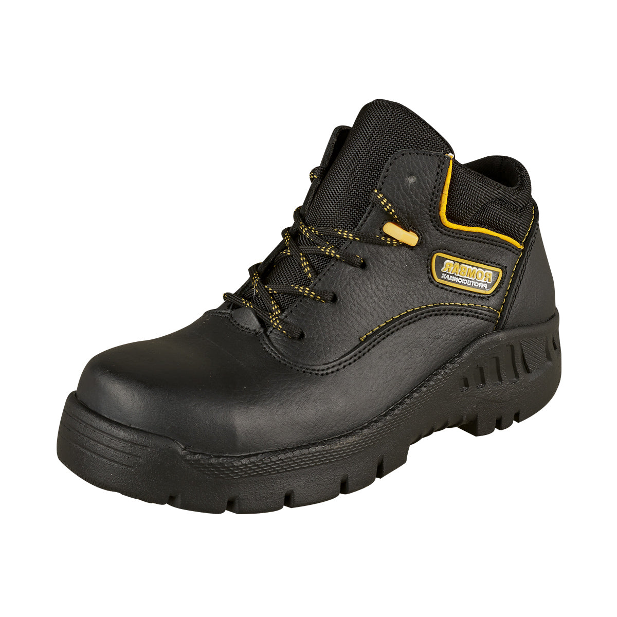 Bota Industrial Para Hombre CASTALIA 634-34 Negro con Lona Impermeable