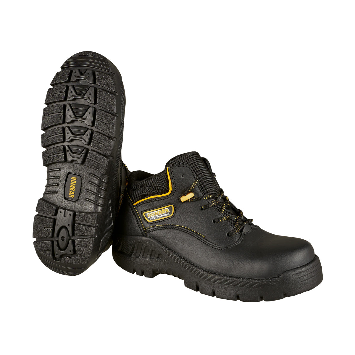 Bota Industrial Para Hombre CASTALIA 634-34 Negro con Lona Impermeable