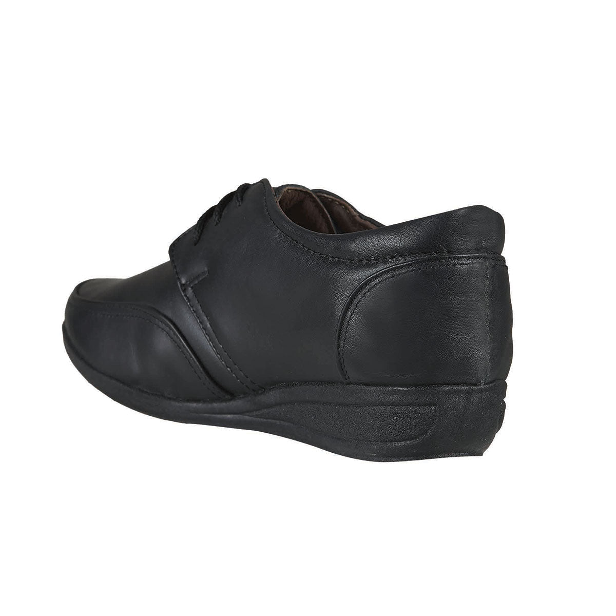 Confort Clásico Para Mujer CASTALIA Negro de Piel 016-20