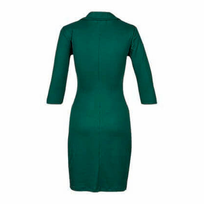 Vestido Corto Para Mujer TREVO 1011-26 Verde de Licra