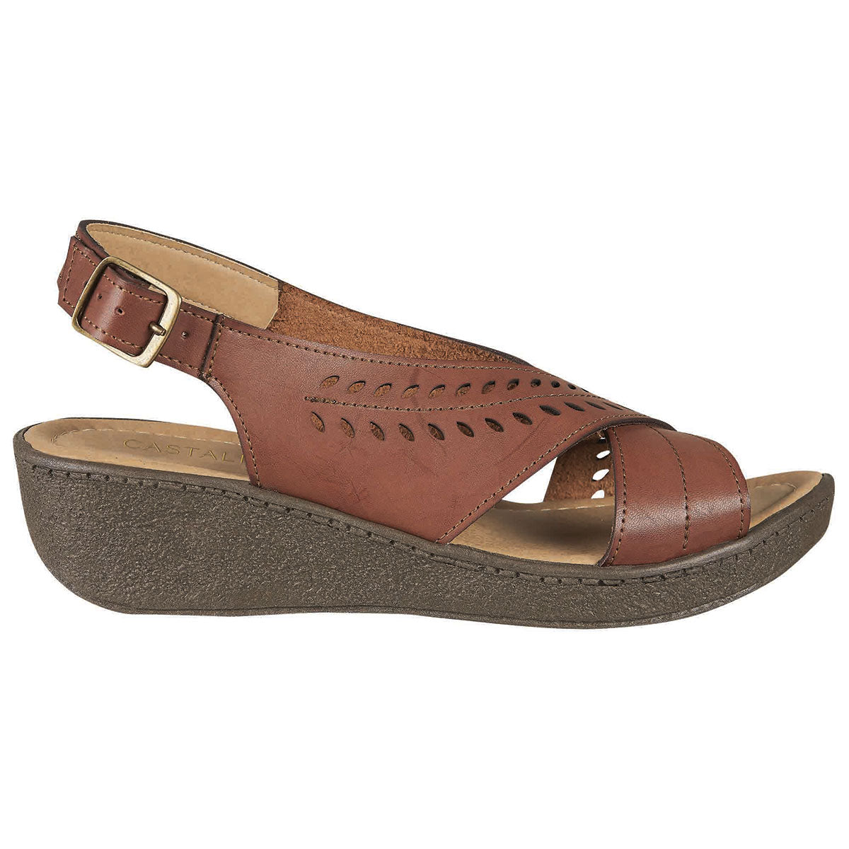 Huarache Confort Para Mujer CASTALIA Ladrillo 157-19