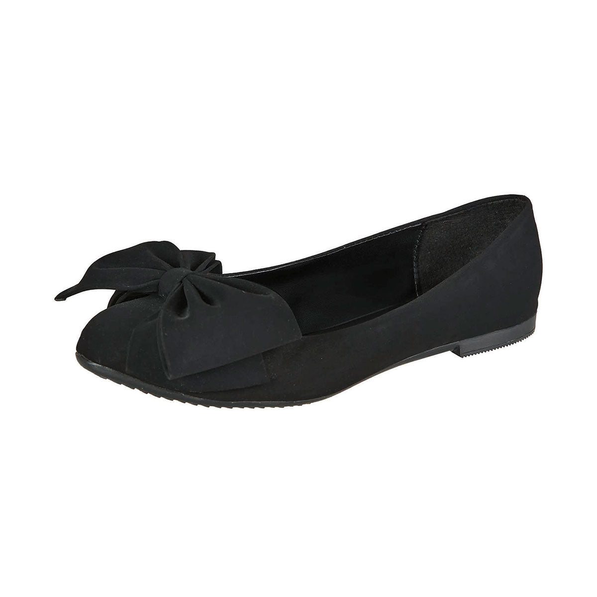 Balerina Para Mujer CASTALIA Negro con Moño 157-23