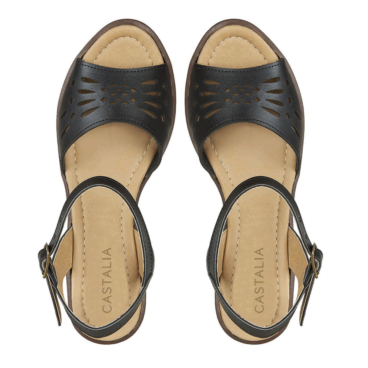 Plataforma Para Mujer CASTALIA Negro 157-30