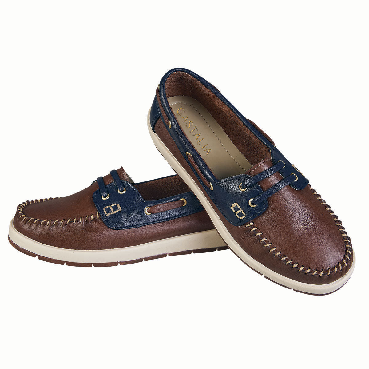 Zapato Confort Moderno Para Mujer CASTALIA 212-23 Tan