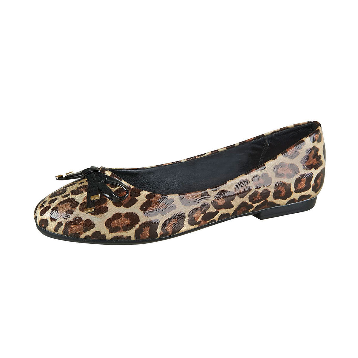 Balerina Para Mujer CASTALIA Animal Print con Moño 238-22