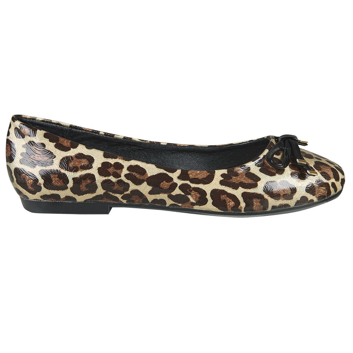 Balerina Para Mujer CASTALIA Animal Print con Moño 238-22