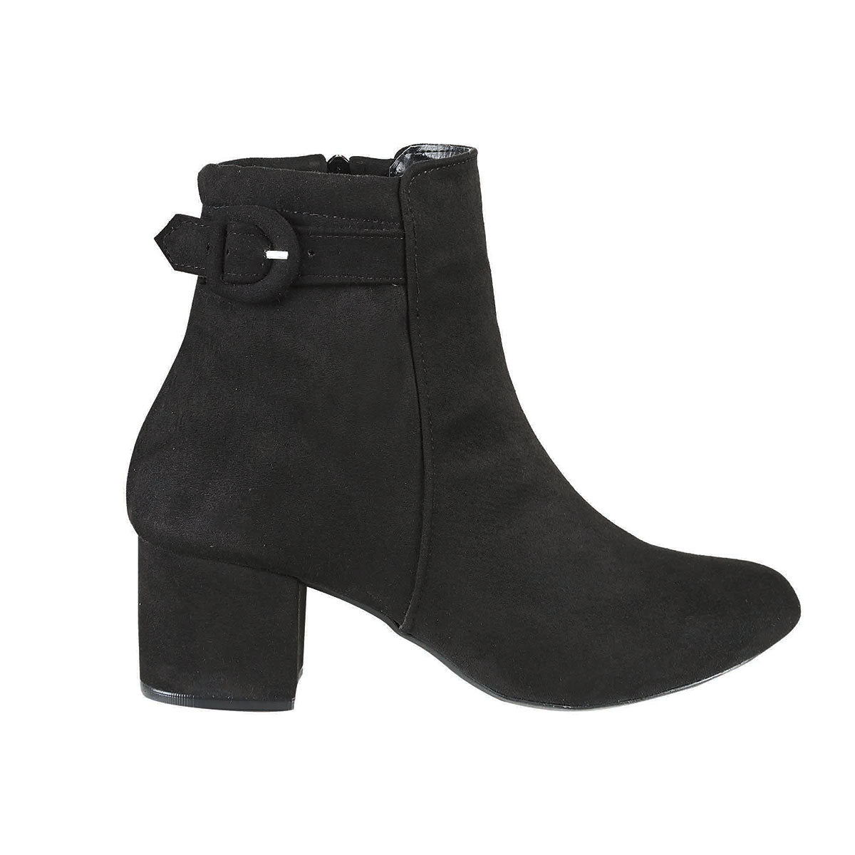 Botin Para Mujer CASTALIA Negro Gamuza 246-74