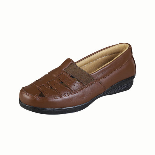 Zapato Confort Clasico Para Mujer CASTALIA 250-51 Café