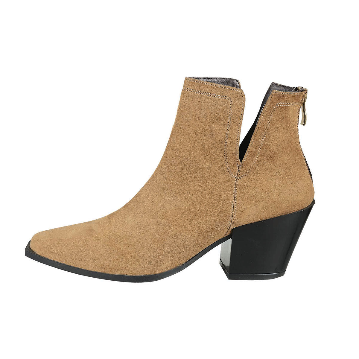 Botin de Gamuza Para Mujer CASTALIA Almendra 256-63