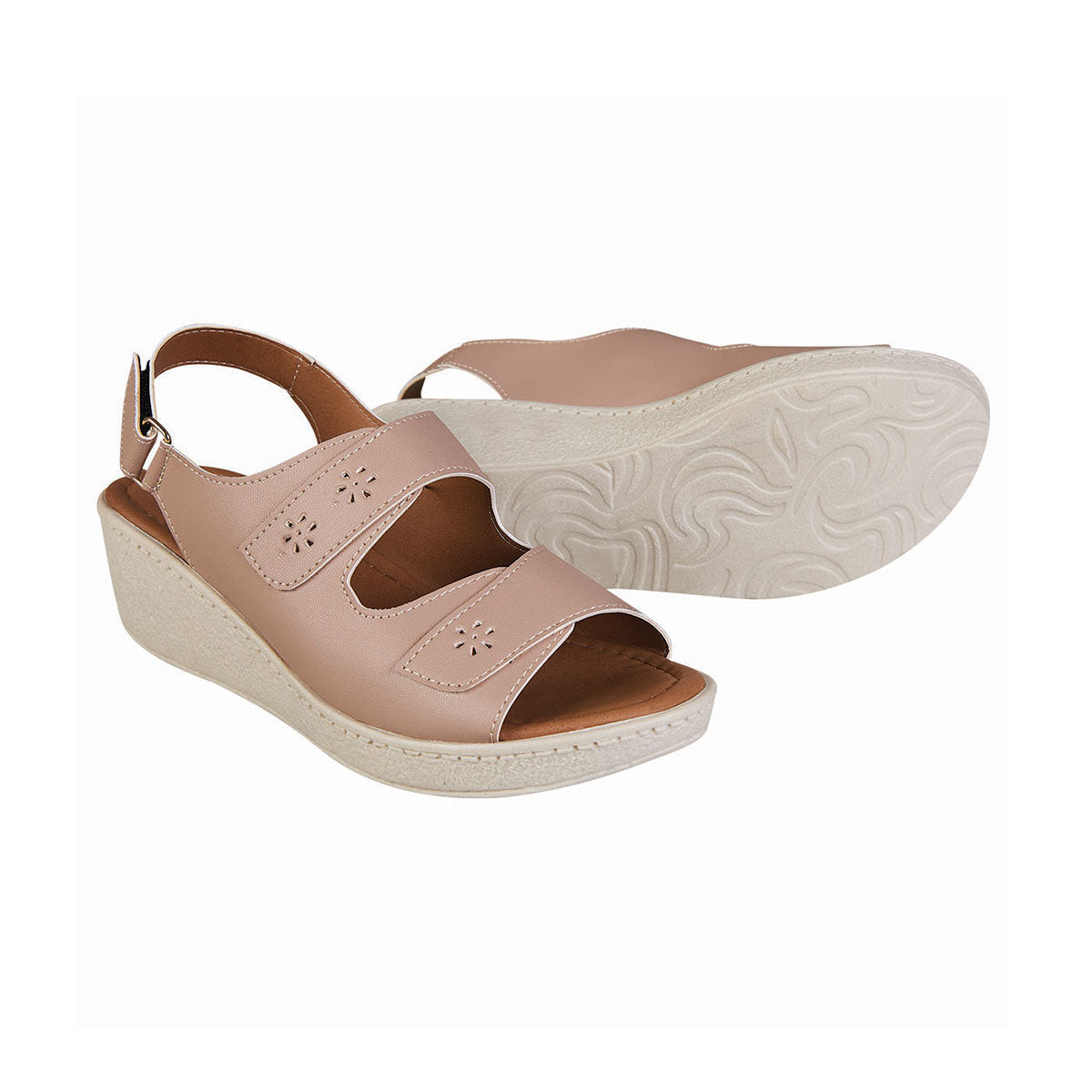 Plataforma Para Mujer CASTALIA 157-42 Beige con Contactel