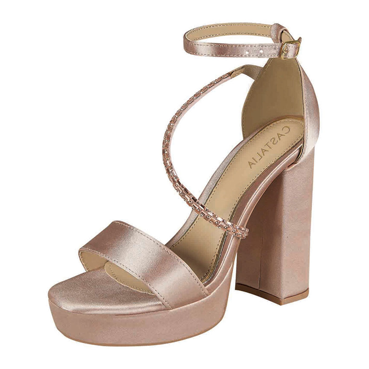 Tacón Para Mujer CASTALIA Nuty Detalle Cristal 296-20